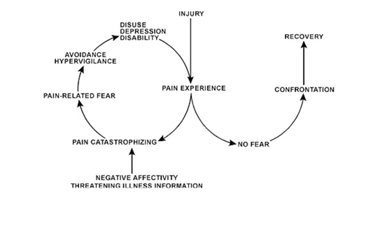 Pain cycle diagram and body pain points